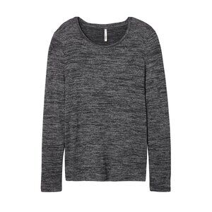 Banana Republic Luxespun Spacedye soft and flowy long-sleeve tee Large